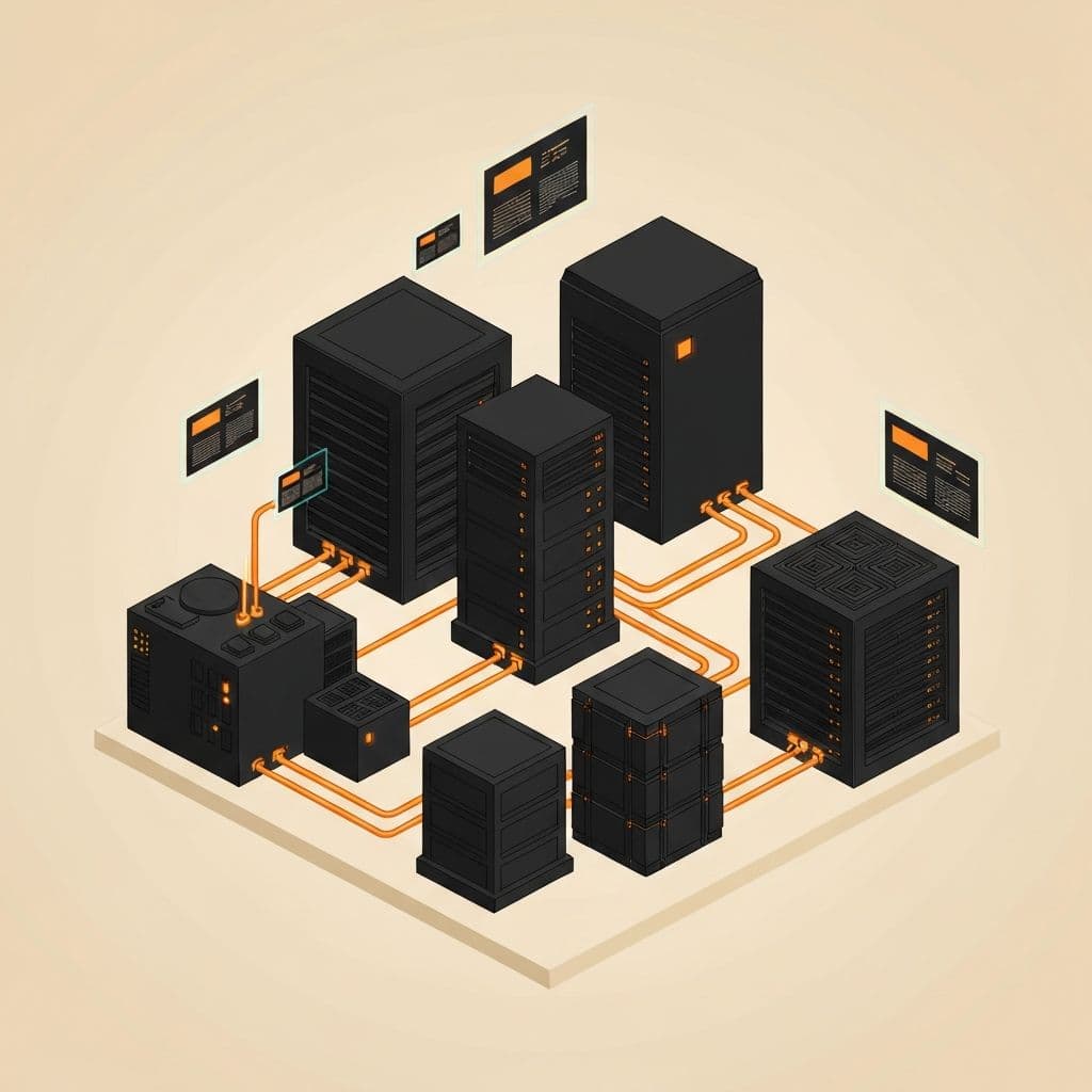 Isometric view of Lumora: market data signed and published on-chain